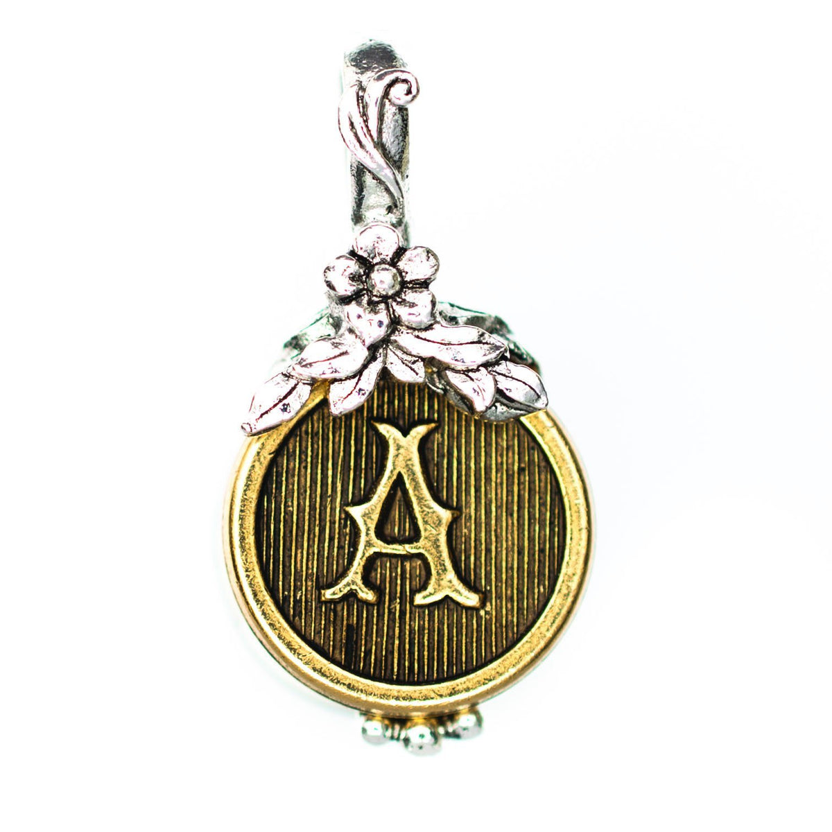 Silver and Gold Monogram Charm – MerciBeaucoupBR