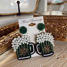 Load image into Gallery viewer, Irish Pub Beaded Earring
