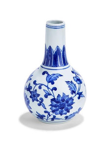Assorted Tiny Blue & White Vases