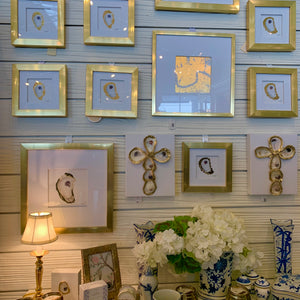 Small Oyster Framed