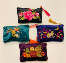 Load image into Gallery viewer, Powder Velvet Zip Pouch
