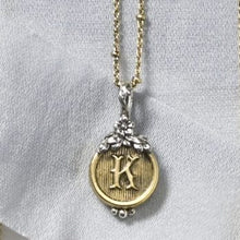 Load image into Gallery viewer, Silver and Gold Monogram Charm
